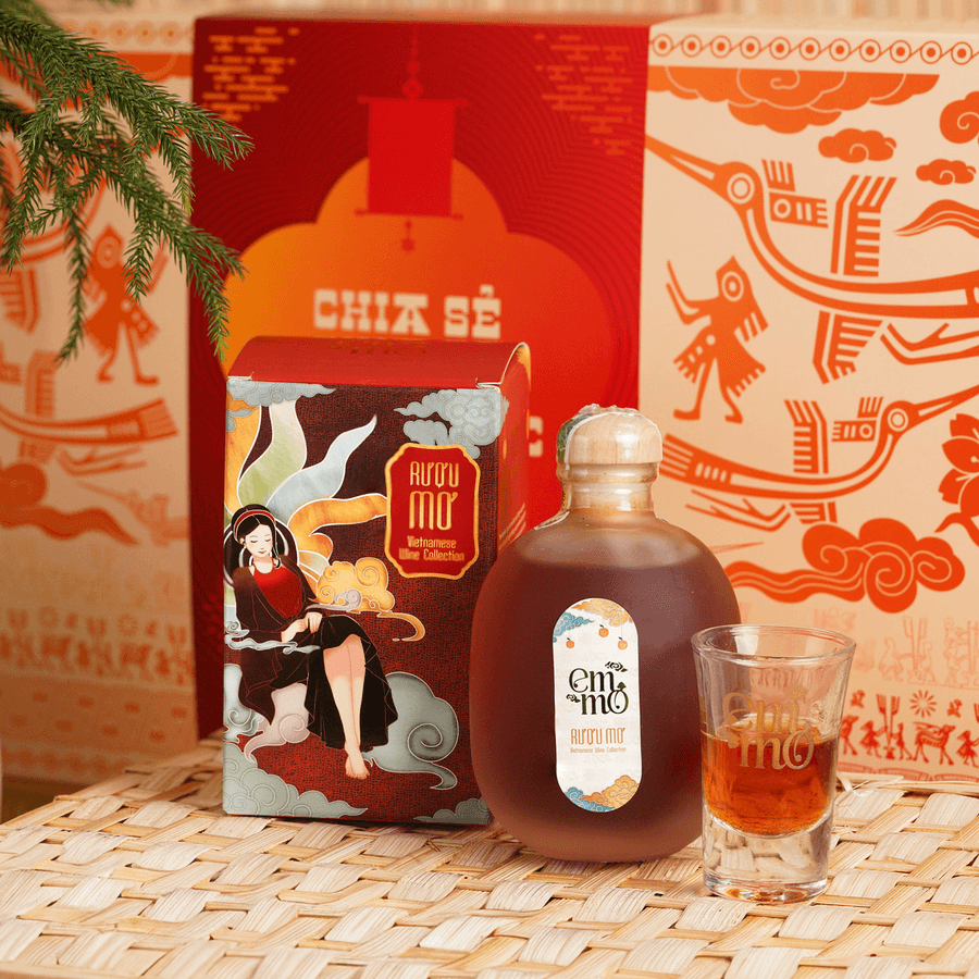 Rượu Mơ - Chai 250ml - EMMO